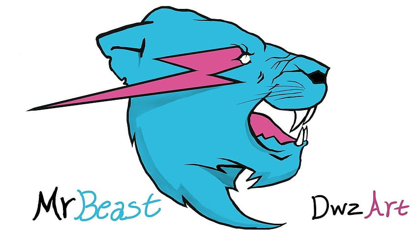 3 тенденции за рисунки на лого на Mr Beast, лого HD тапет
