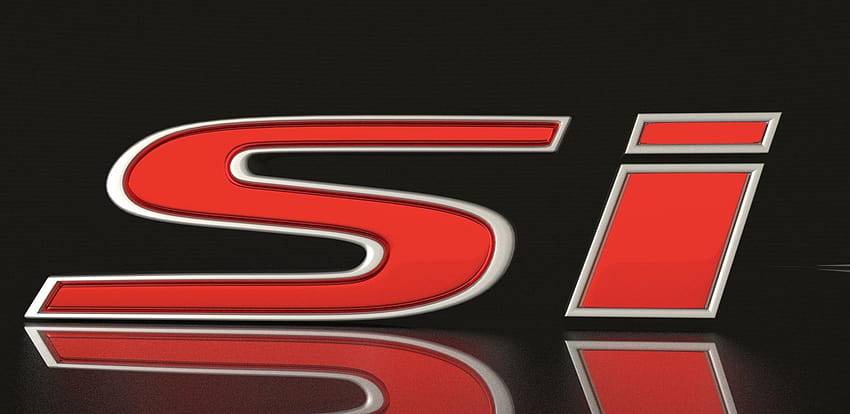 Logo Honda Si, logo Honda Civic Fond d'écran HD