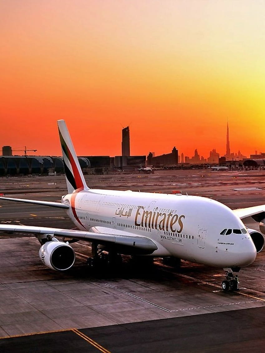 Airbus A380 Emirates Iphone ... ponta, a380 mobile Papel de parede de celular HD