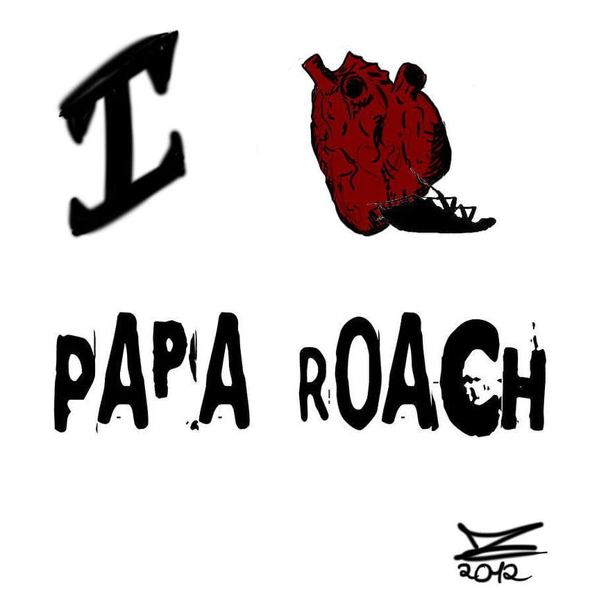 i love Papa Roach by JadeTheAngle777, papa roach logo HD phone wallpaper