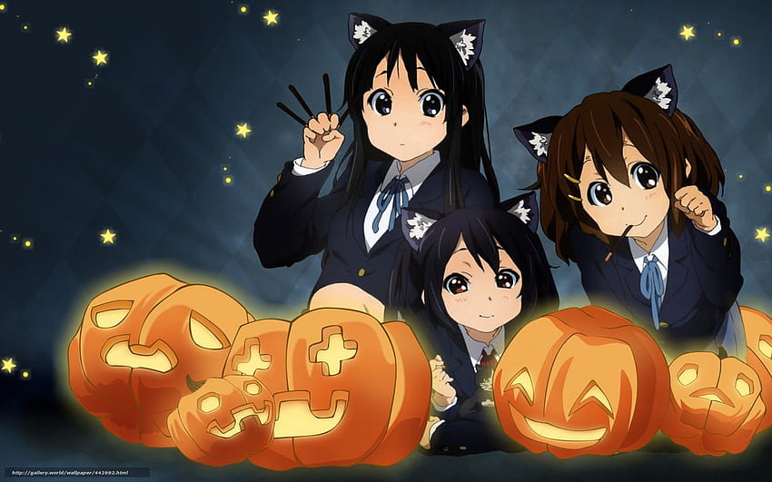 Halloween Cute Anime Witch Pumpkin Sweatshirt | TeeShirtPalace