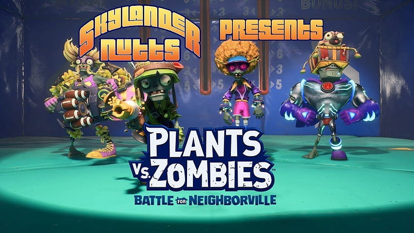 SkylanderNutts presenta Plants vs Zombies Battle For Neighborville, el juego ninja kid vs zombies fondo de pantalla
