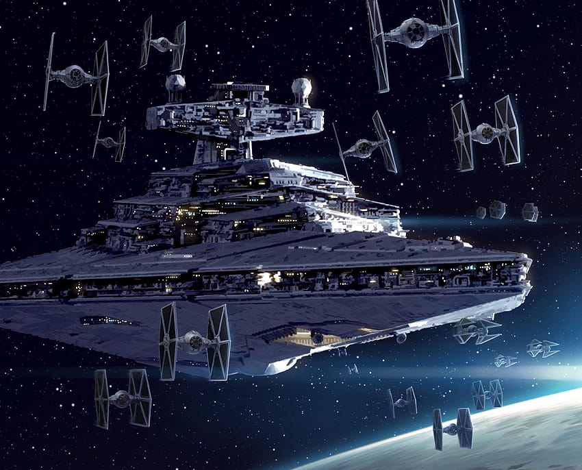 Star Wars: 25 Pesawat Luar Angkasa Terbaik, dengan kapal tunggal Wallpaper HD