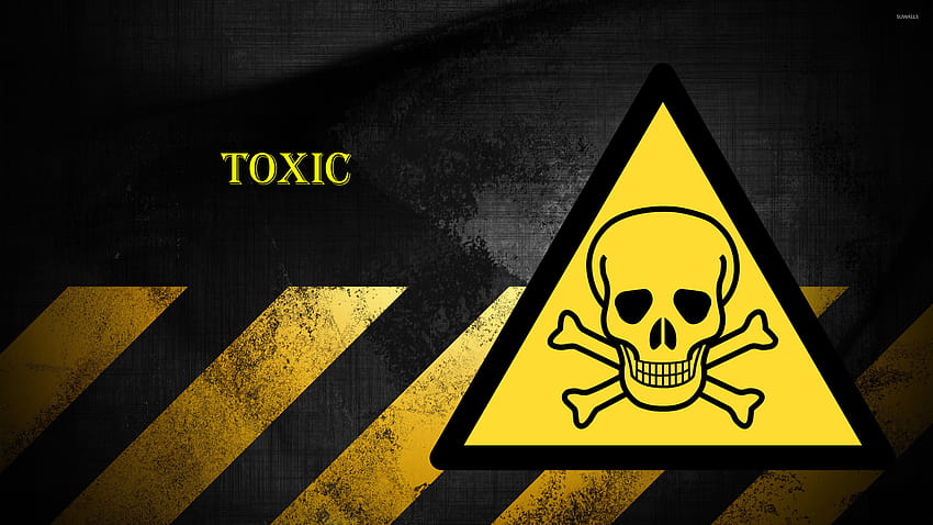 toxic symbol HD wallpaper