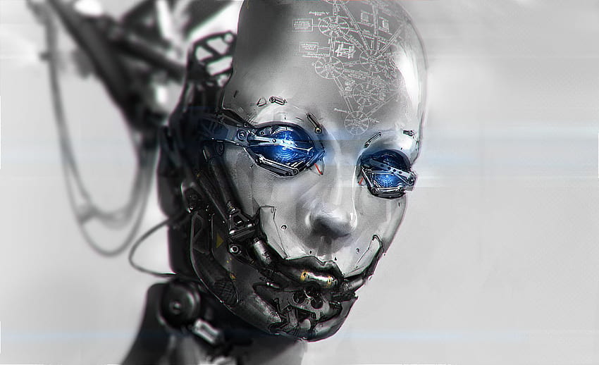 Laboratorium AI RIA, robot ai Wallpaper HD