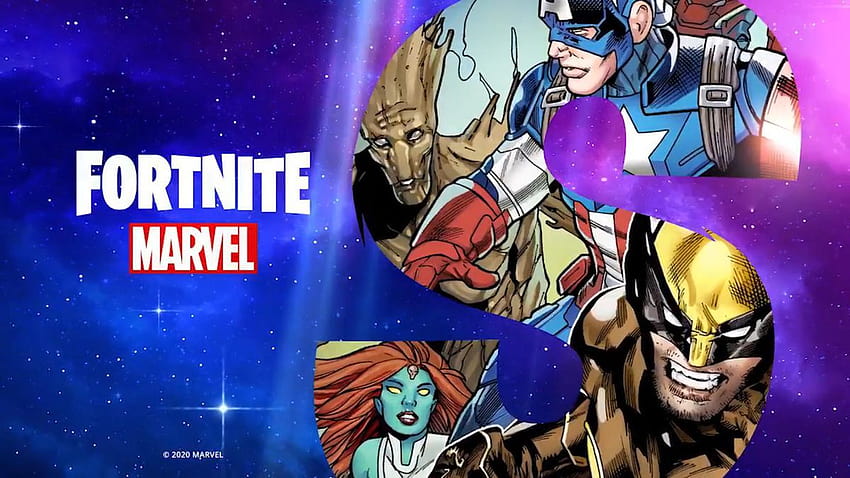 Final 'Fortnite' Season 4 Teaser Reveals All The Marvel Superhero Battle Pass Skins, fortnite superhero skins HD wallpaper