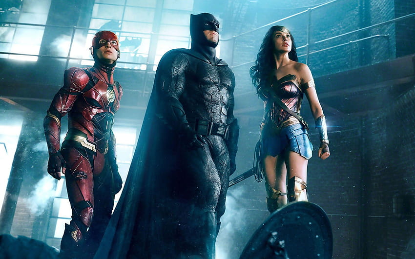 Flash Batman Wonder Woman Лигата на справедливостта HD тапет