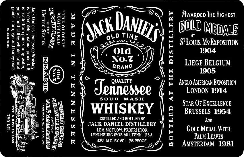 9186 Jack Daniels HD-Hintergrundbild