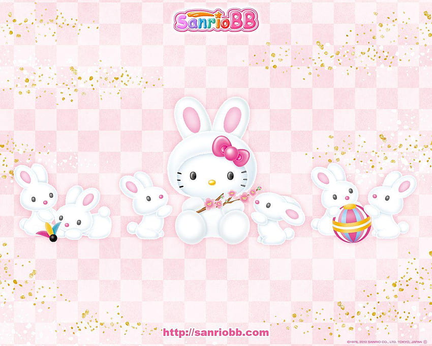 Kawaii Easter, easter pattern HD wallpaper