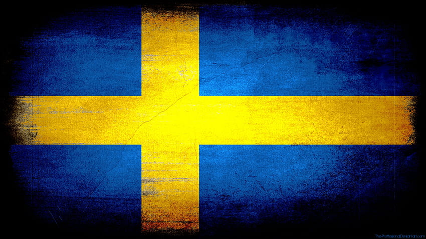 ธงชาติสวีเดน พื้นหลัง วอลล์เปเปอร์ HD
