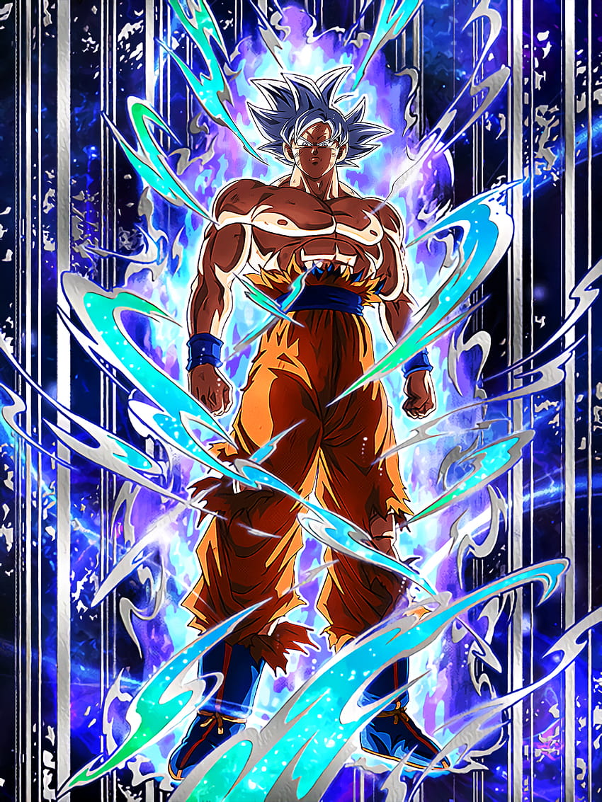 Ultra Instinct Goku TUR Transformation Art in ! : DBZDokkanBattle, aesthetic ui goku HD phone wallpaper