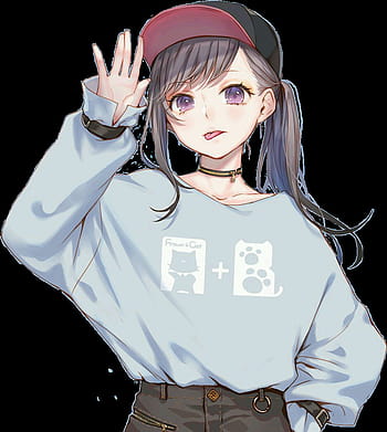 I Don't Care Knit Anime Girl Sweater | Japan Nakama