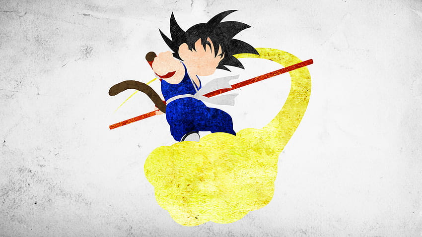 Kid Goku Nimbus Cloud HD wallpaper