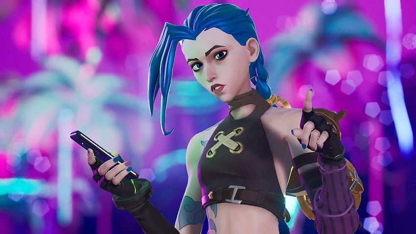 Arcane jinx fortnite HD wallpapers