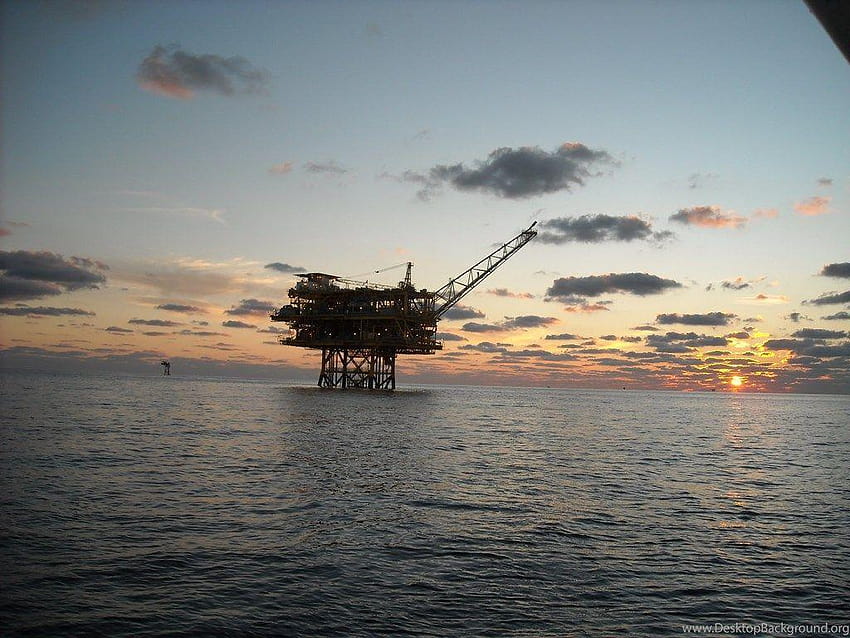 Land Oil Rigs In Sunset Bing Backgrounds HD wallpaper