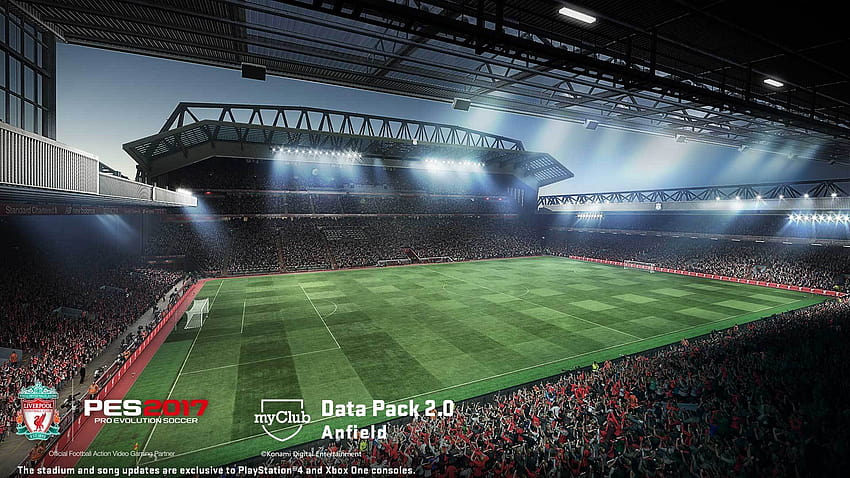 PES 2017 update sends Liverpool fans wild with pixel, pes stadium HD wallpaper