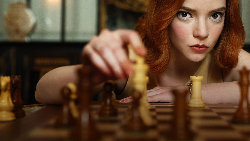 Dlaczego musisz oglądać „The Queen's Gambit” na Netflix w ten weekend, Beth Harmon Tapeta HD