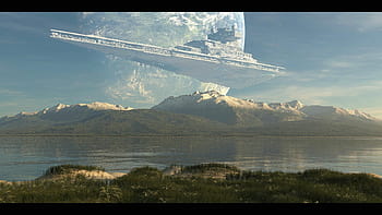 A landscape in the style of Star Wars, 4k UHD, desktop