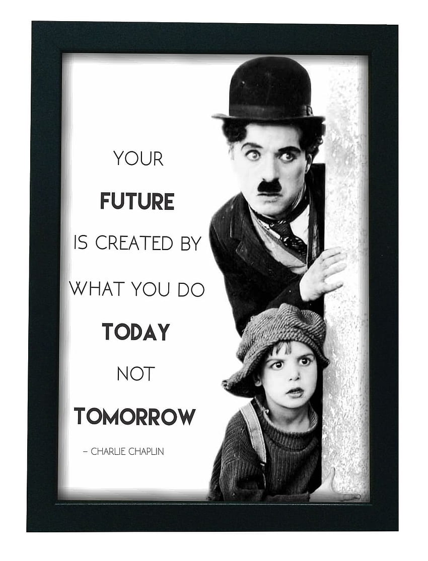 цитати на Чарли Чаплин HD тапет за телефон