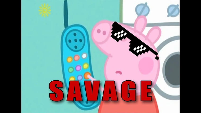 Peppa Pig Savage Compilation!, peppa pig memes HD wallpaper