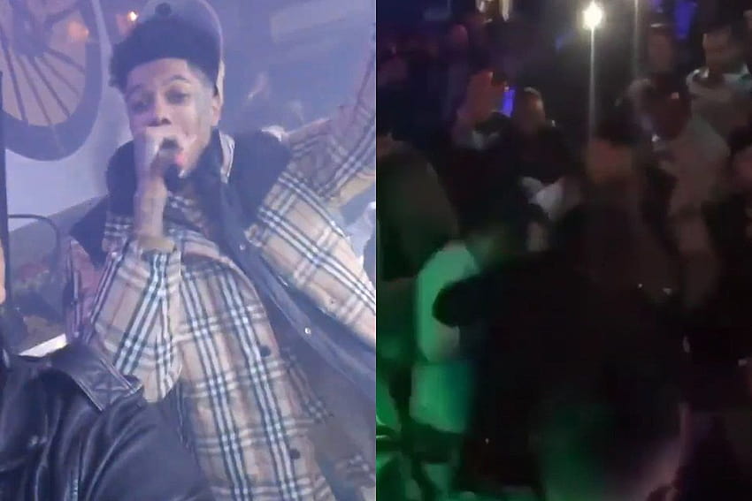 Blueface and Crew Brawl in Club Over Attempted Chain Snatching, blueface roddy ricch and nle choppa HD wallpaper