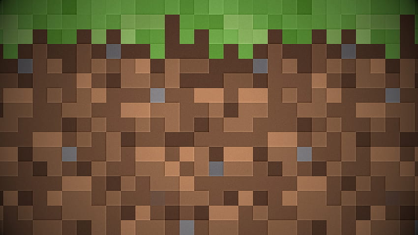 Minecraft Block, grass block HD wallpaper