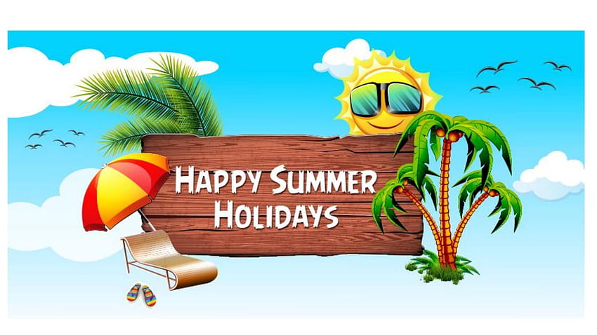 Happy Summer Vacation Stock Illustration 751448371  Shutterstock