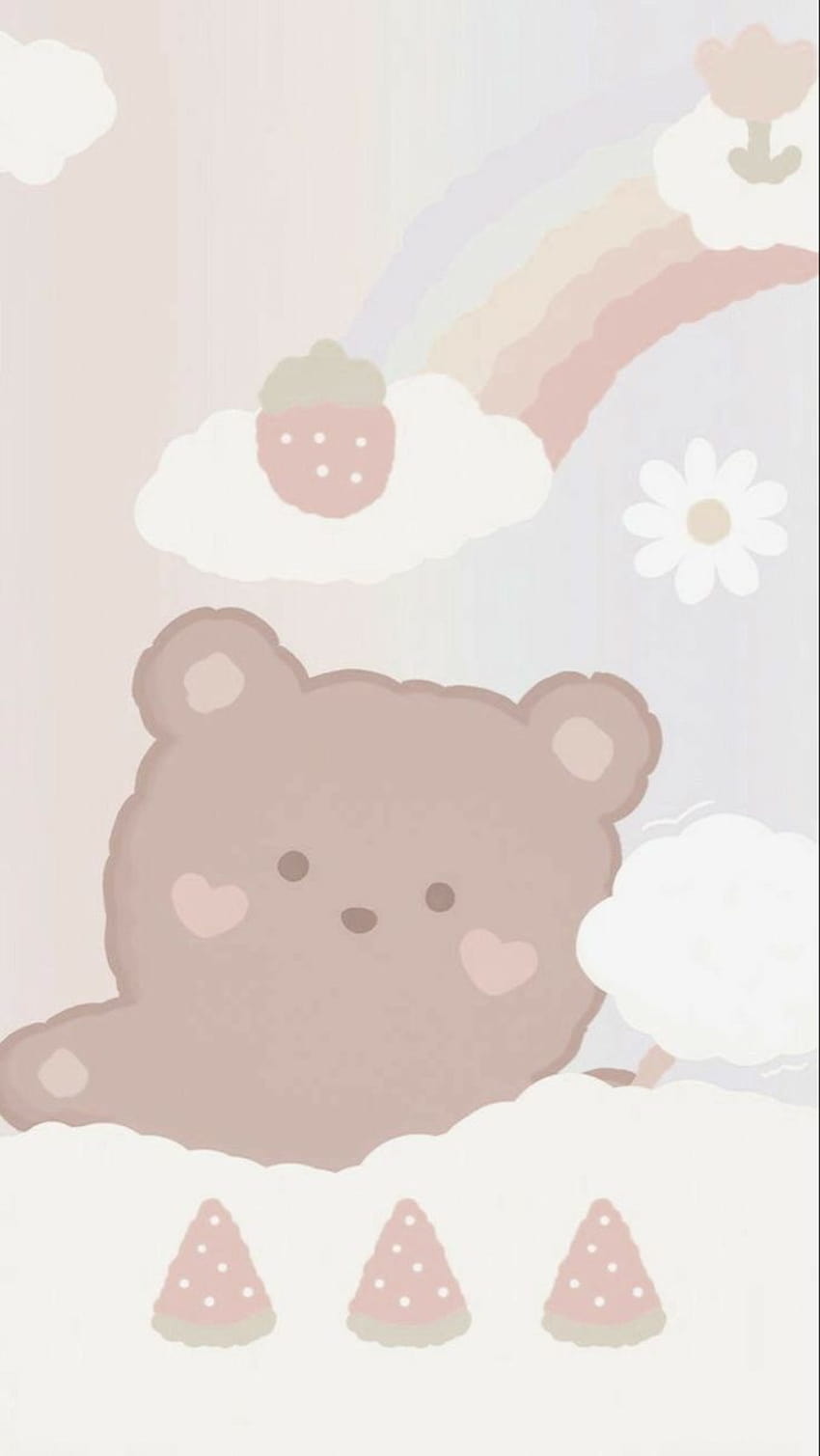 kawaii bear wallpaper by Emilka1183  Download on ZEDGE  519e