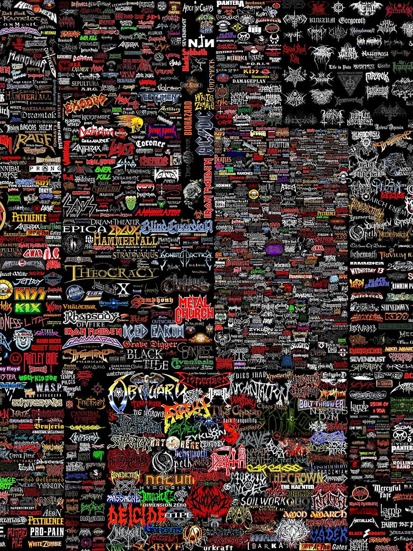 Metallband, Bandlogo HD-Handy-Hintergrundbild
