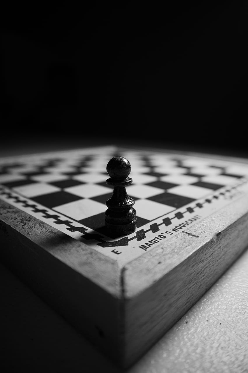 Close Up of a Pawn on a Chess Board · Stock, chessboard HD phone ...