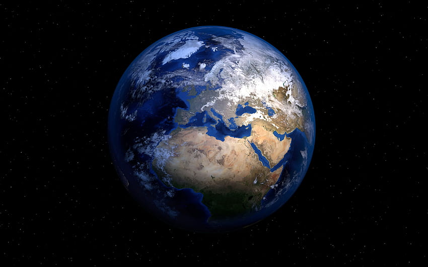 Planeta ziemia, widok z kosmosu, 3840x2400, ultra 16:10, panoramiczny, ziemia ultra Tapeta HD