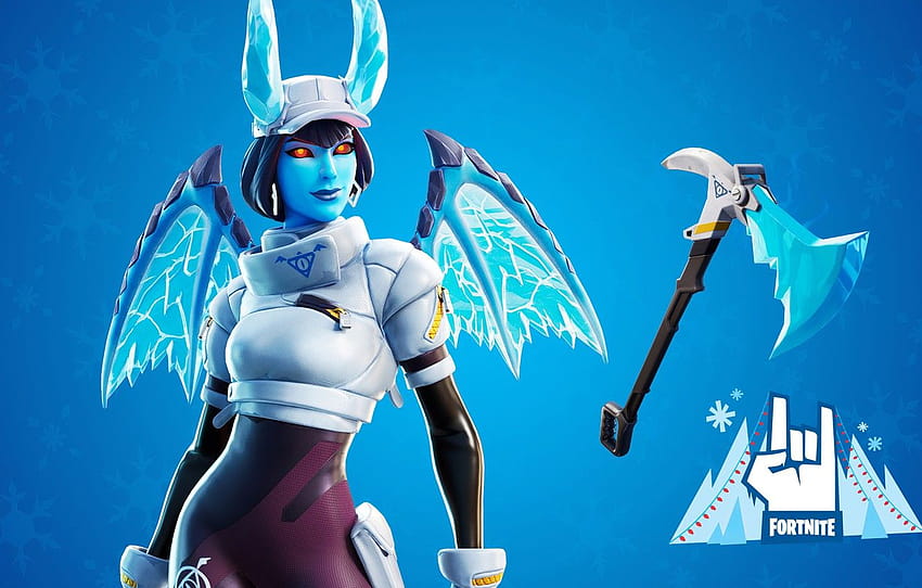 Ice, girl, being, the demon, Fortnite, anime fortnite girl HD wallpaper ...