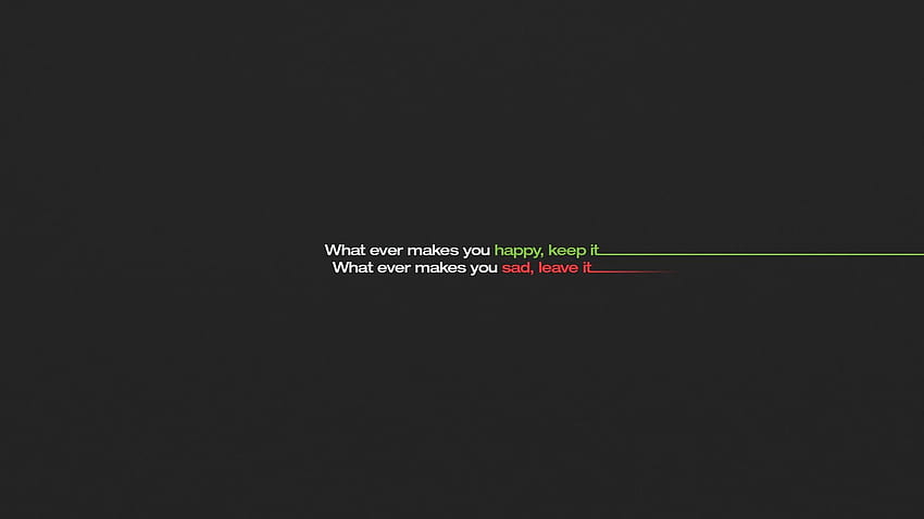 glücklich, Zitat, Traurigkeit, Aufregung, traurig, Minimalismus, Text, grün, traurige schwarze Ästhetik HD-Hintergrundbild