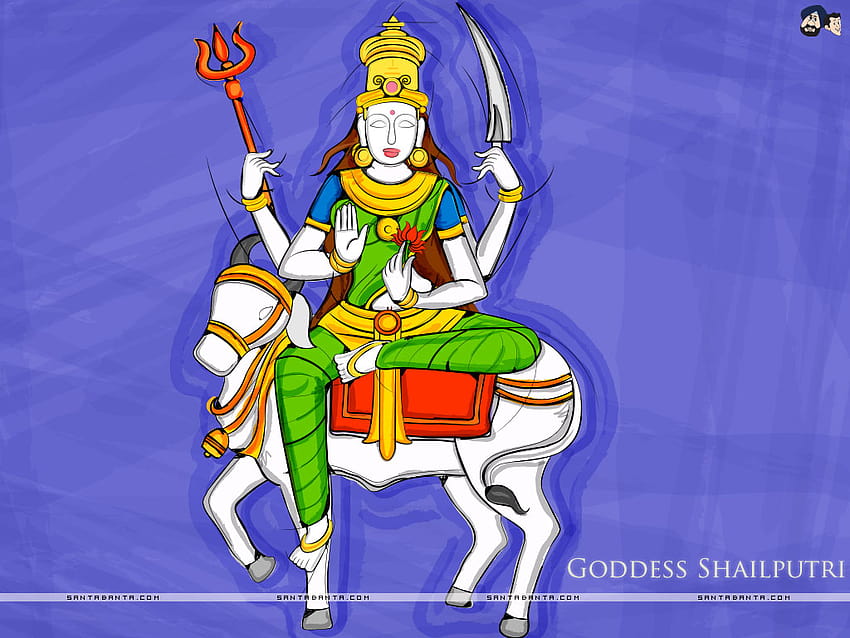 Goddess Shailputri, navadurga HD wallpaper