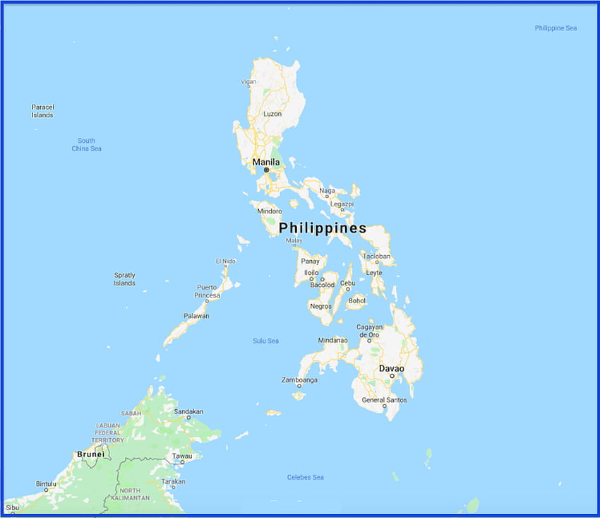 필리핀 지도 및 더 많은 인쇄 가능한 국제 지도, 필리핀 지도 HD 월페이퍼