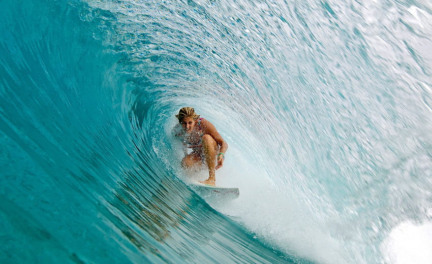 Surfer Girl, wanita berselancar Wallpaper HD