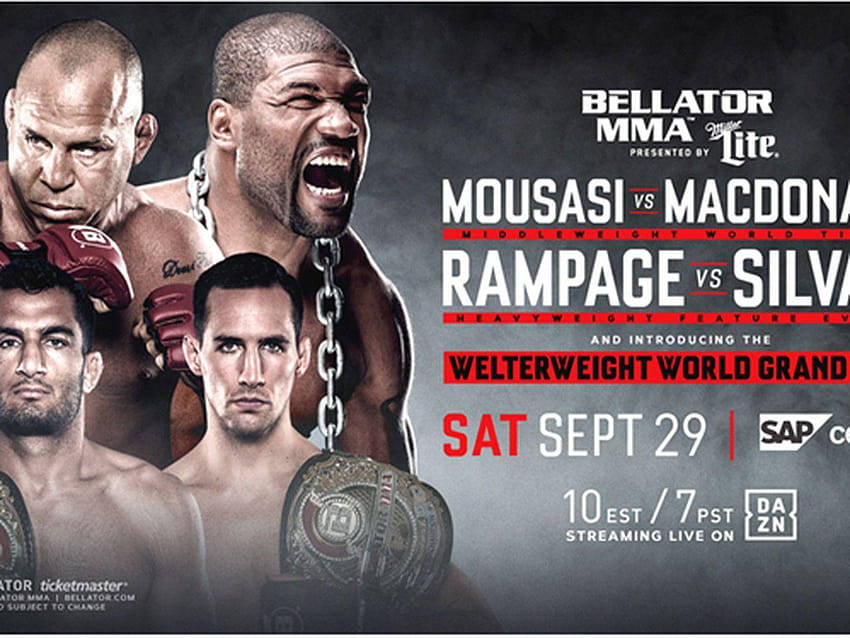 Latest Bellator 206 fight card, rumors for 'Mousasi vs MacDonald' on HD wallpaper