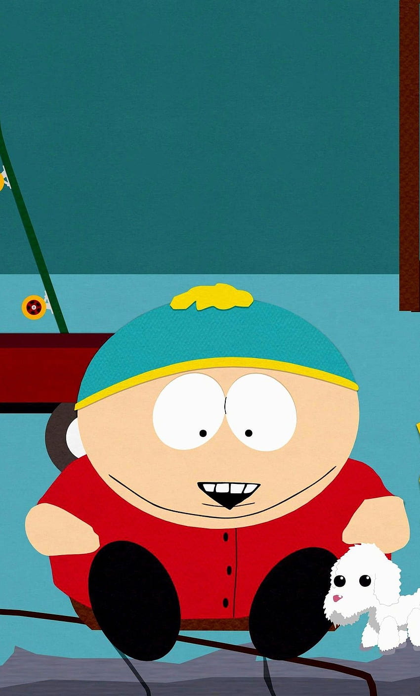 Cartman auf Hund, Eric Cartman iPhone HD-Handy-Hintergrundbild