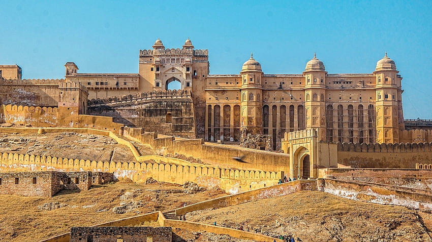 Amer Fort Tourist Place in India, forts HD wallpaper