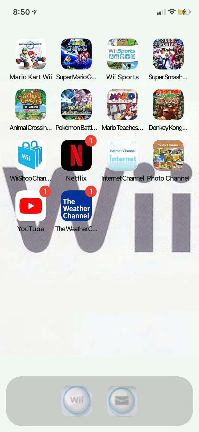 นี่คือหน้าจอหลักของ IOS 14.0 ของฉัน! : wii, หน้าจอหลักของ wii วอลล์เปเปอร์โทรศัพท์ HD