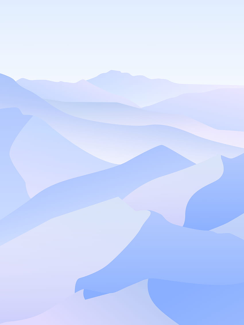 미니멀리스트 얼음 풍경 – 아름답고 미니멀한 아이패드 HD 전화 배경 화면