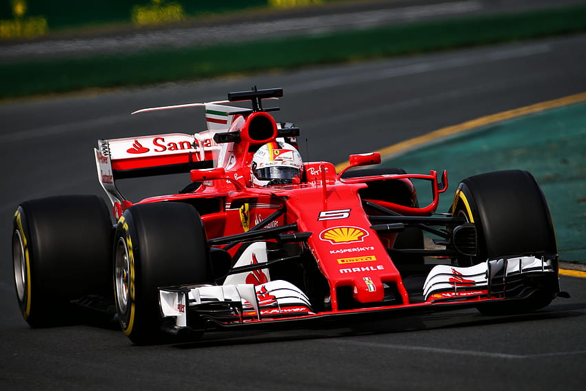 Sebastian Vettel und Hintergründe HD-Hintergrundbild