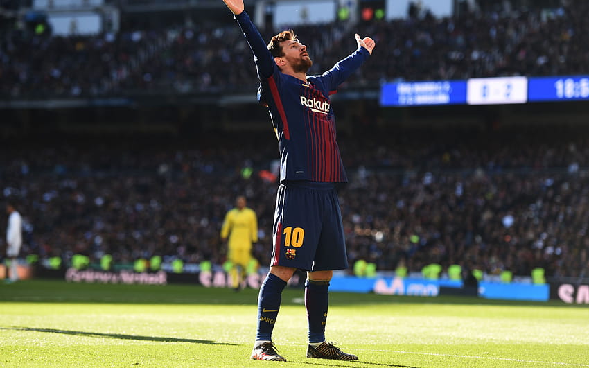 Lionel Messi, gol, Barcelona, ​​La Liga Wallpaper HD