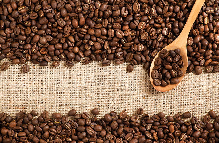 Ronald Peer: Ziarna kawy wysokiej jakości Tapeta HD