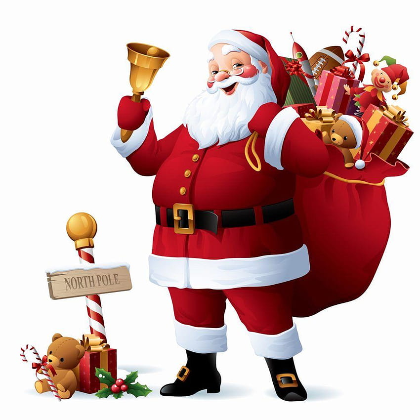 Merry Christmas Santa Claus 2017 HD phone wallpaper