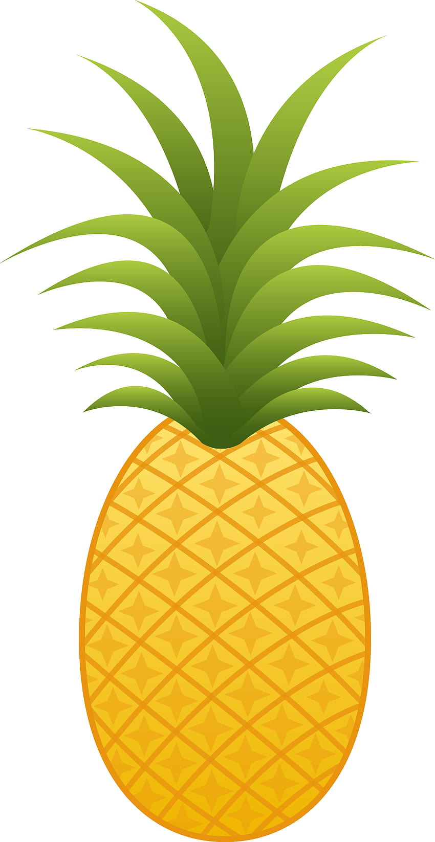 Cartoon-Ananas-Png, Cartoon-Ananas-Png-Png, ClipArts in der Clipart-Bibliothek HD-Handy-Hintergrundbild