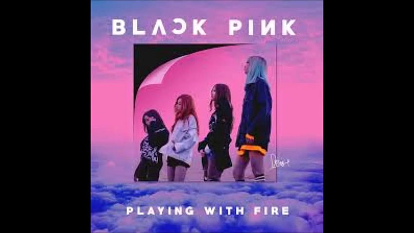 BLACKPINK - PLAYING WITH FIRE (ALBUM COVER) by Kyliemaine on