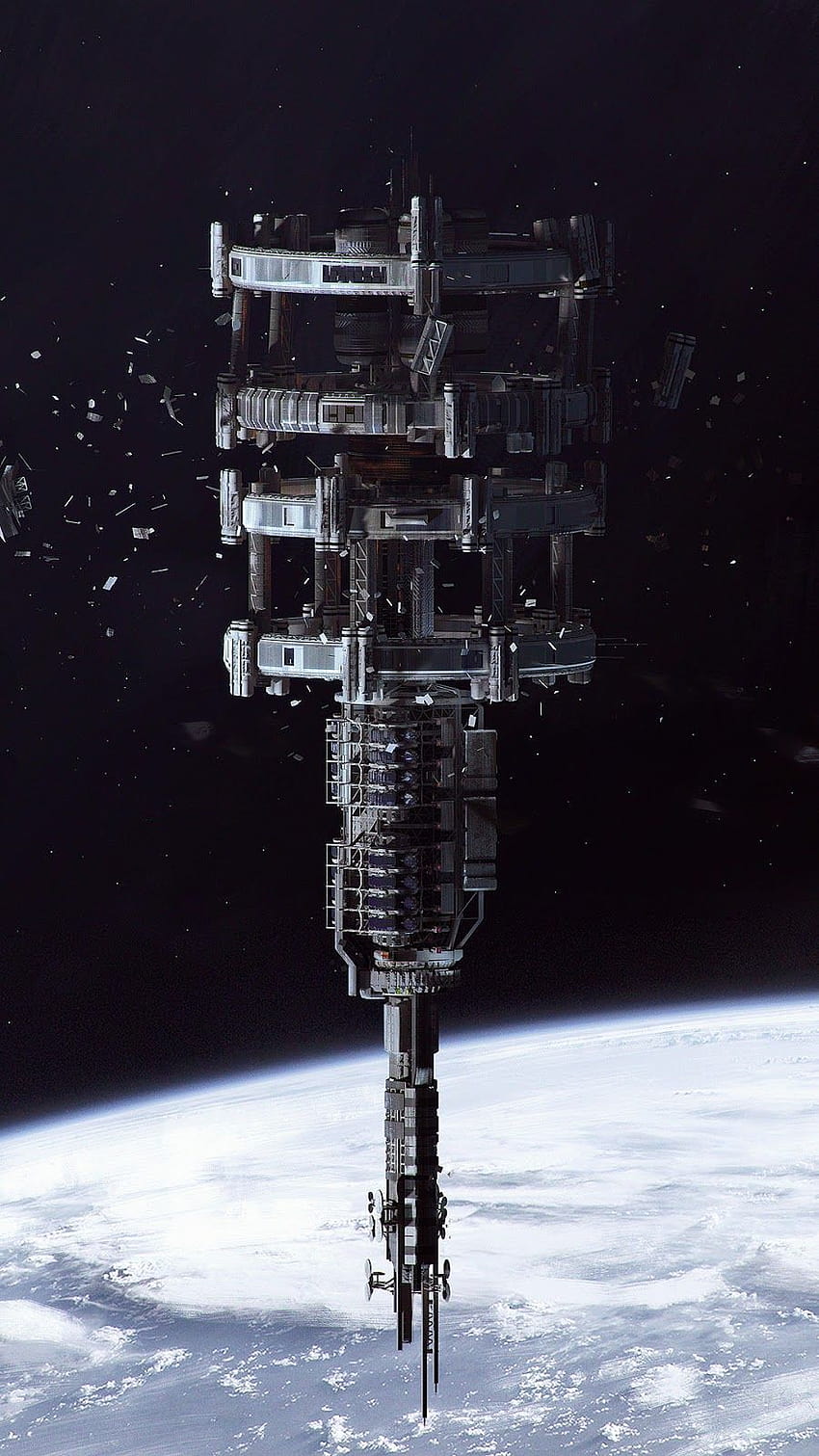 14 невероятни телефона, извънземен космически кораб HD тапет за телефон