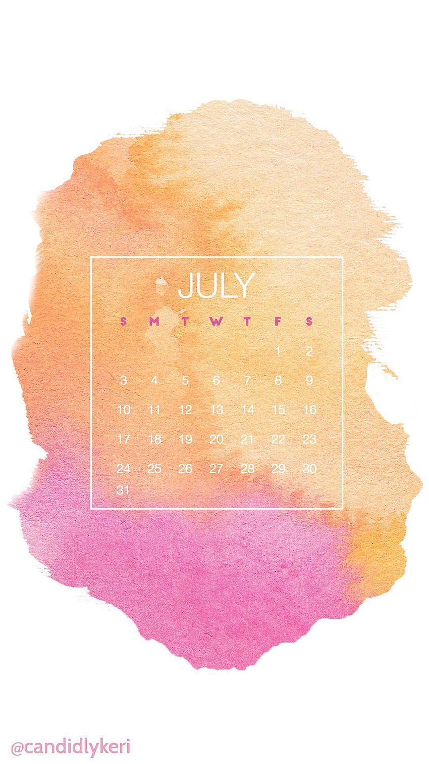 July 2017 Calendar – Printable Editable Blank Calendar 2017 HD phone wallpaper