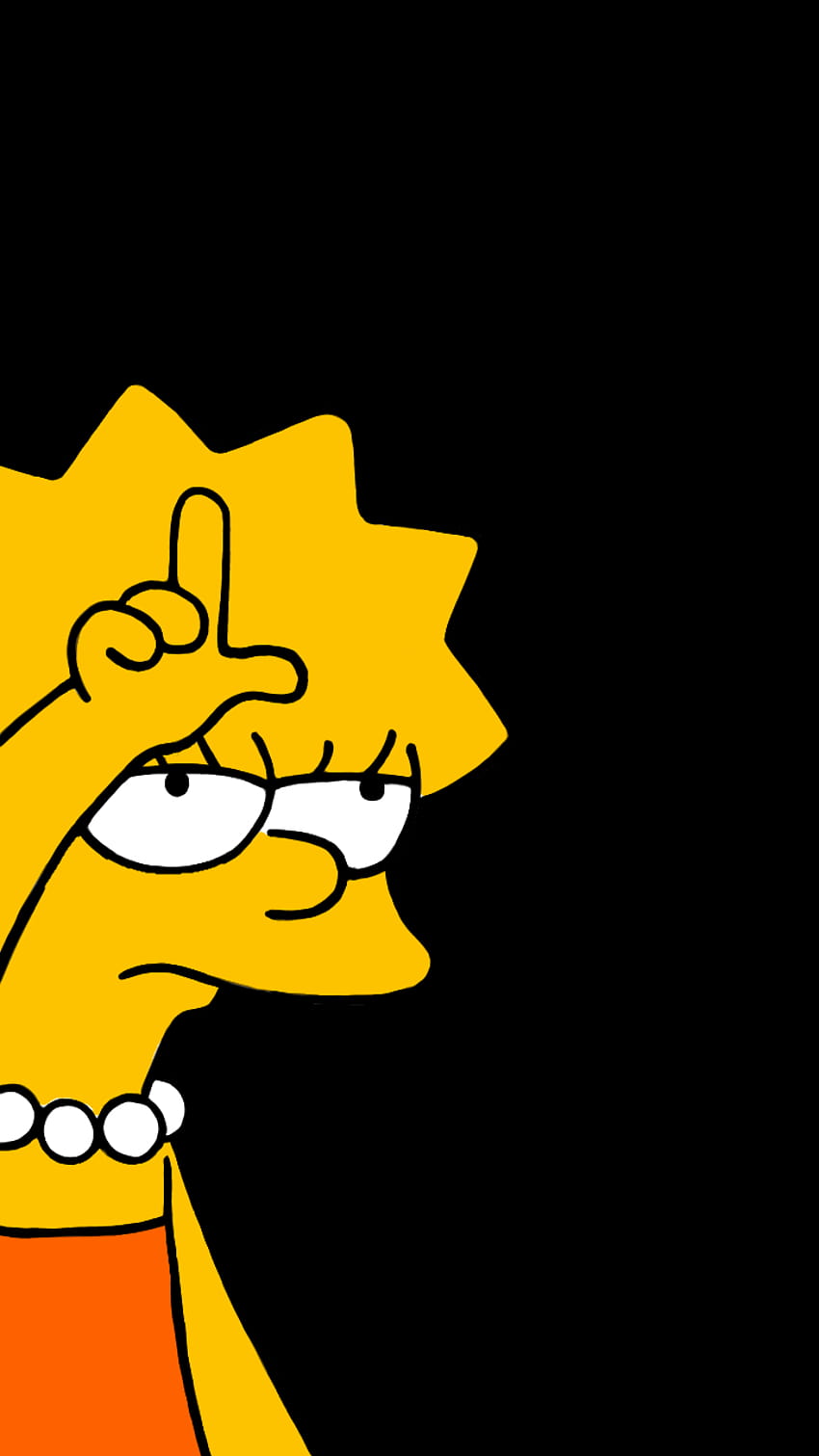 Simpsons Aesthetic, ลิซ่า ซิมป์สันเศร้า วอลล์เปเปอร์โทรศัพท์ HD